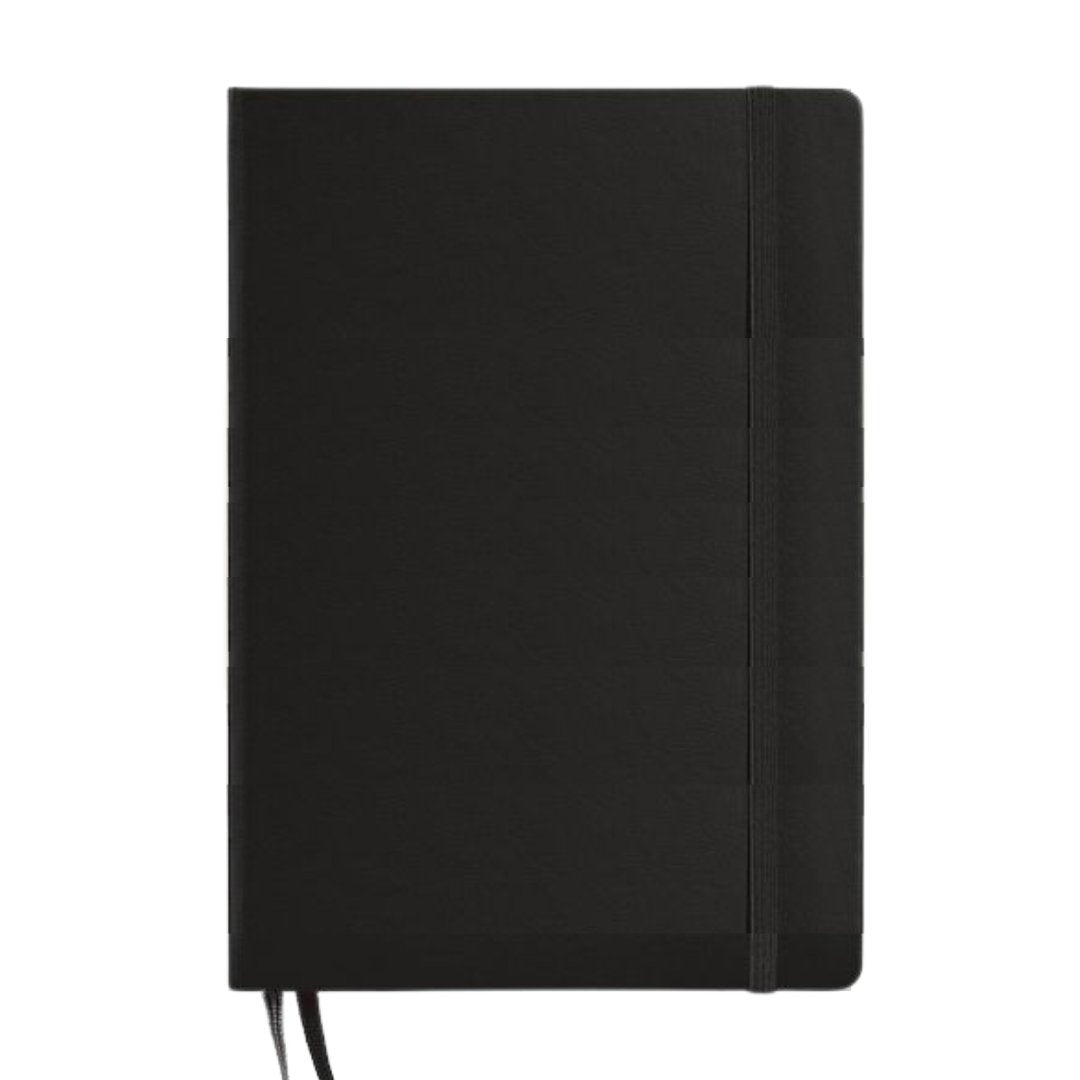 Leuchtturm1917 A5 Medium Hardcover Weekly Planner & Notebook 2025 - Black