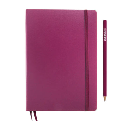 Leuchtturm1917 A5 Medium Daily Planner 2025 - Port Red