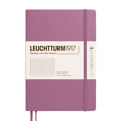 Leuchtturm1917 A5 Medium Hardcover Notebook - Ruled / Dusty Rose