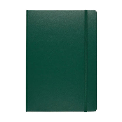 Leuchtturm1917 A5 Medium Hardcover Weekly Planner & Notebook 2025 - Dotted / Forest Green