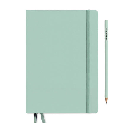 Leuchtturm1917 A5 Medium Hardcover Weekly Planner & Notebook 2025 - Mint Green