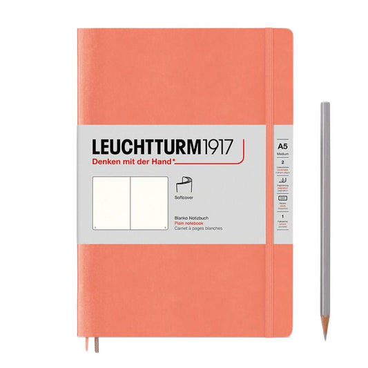 Leuchtturm1917 A5 Medium Softcover Notebook - Plain / Bellini