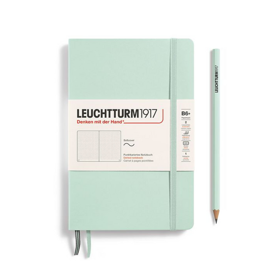 Leuchtturm1917 B6+ Softcover Paperback Notebook - Dotted / Mint Green
