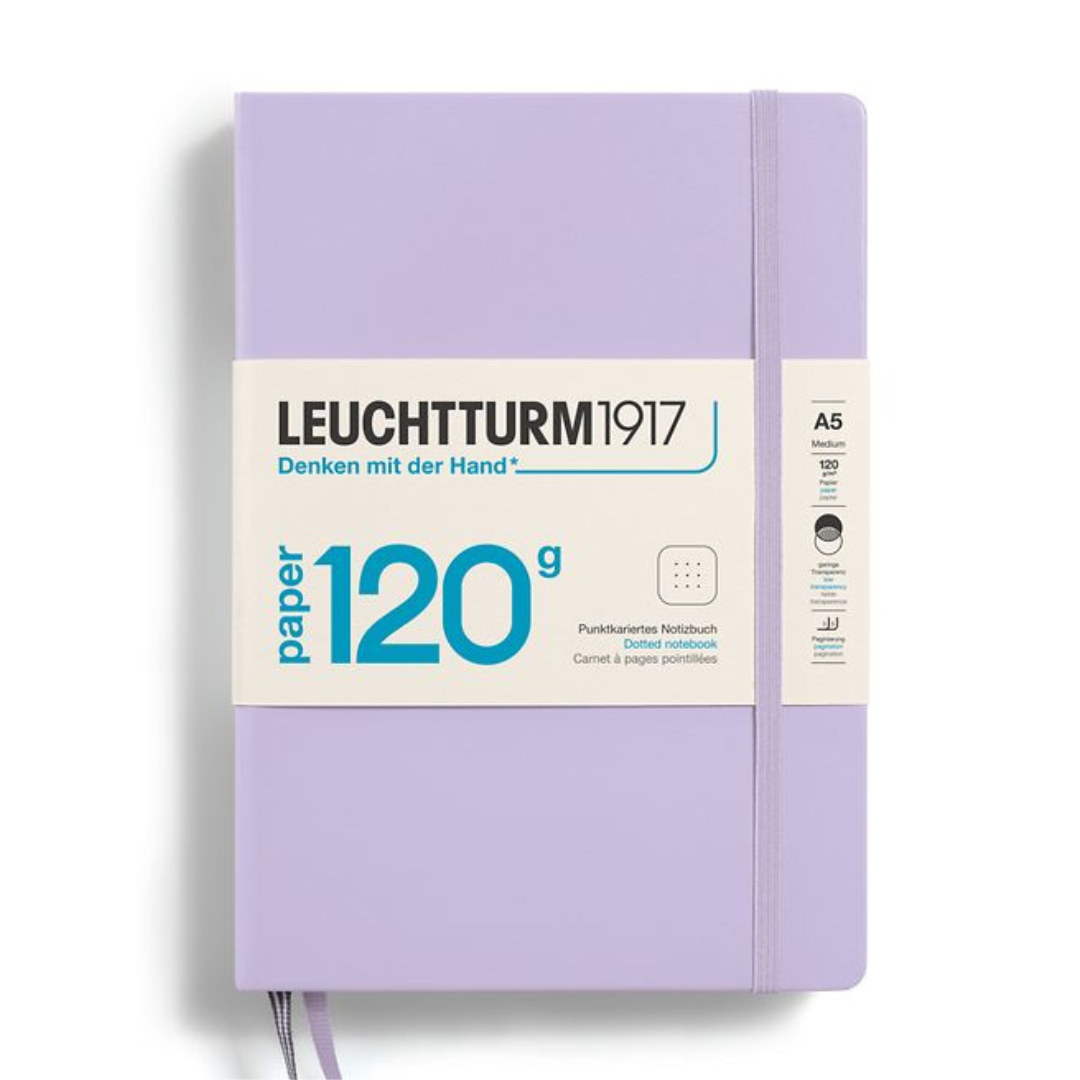 Leuchtturm1917 120G Edition A5 Medium Hardcover Notebook - Dotted / Lilac