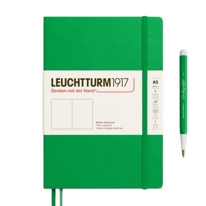 Leuchtturm1917 A5 Medium Hardcover Notebook - Plain / Spring Leaf