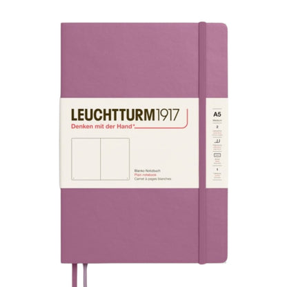 Leuchtturm1917 A5 Medium Hardcover Notebook - Plain / Dusty Rose