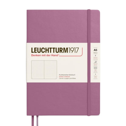 Leuchtturm1917 A5 Medium Hardcover Notebook - Dotted / Dusty Rose