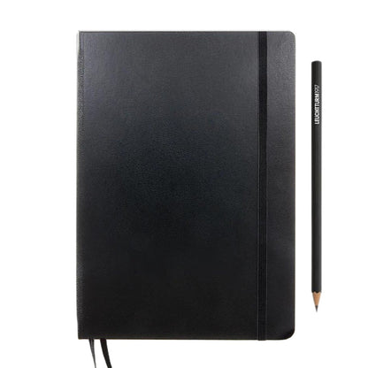 Leuchtturm1917 A5 Medium Hardcover Daily Planner 2025 - Black