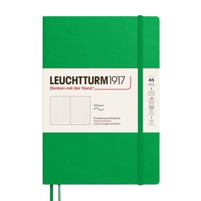 Leuchtturm1917 A5 Medium Softcover Notebook - Dotted / Spring Leaf