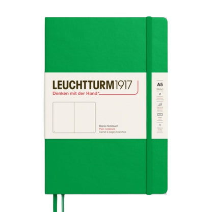 Leuchtturm1917 A5 Medium Hardcover Notebook - Plain / Spring Leaf