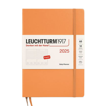 Leuchtturm1917 A5 Medium Daily Planner 2025 - Apricot