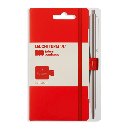 Leuchtturm1917 Bauhaus 100 Pen Loop 红色