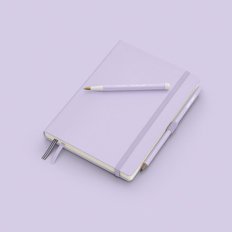 Leuchtturm1917 Hardcover A5 Medium Notebook Lilac - Ruled