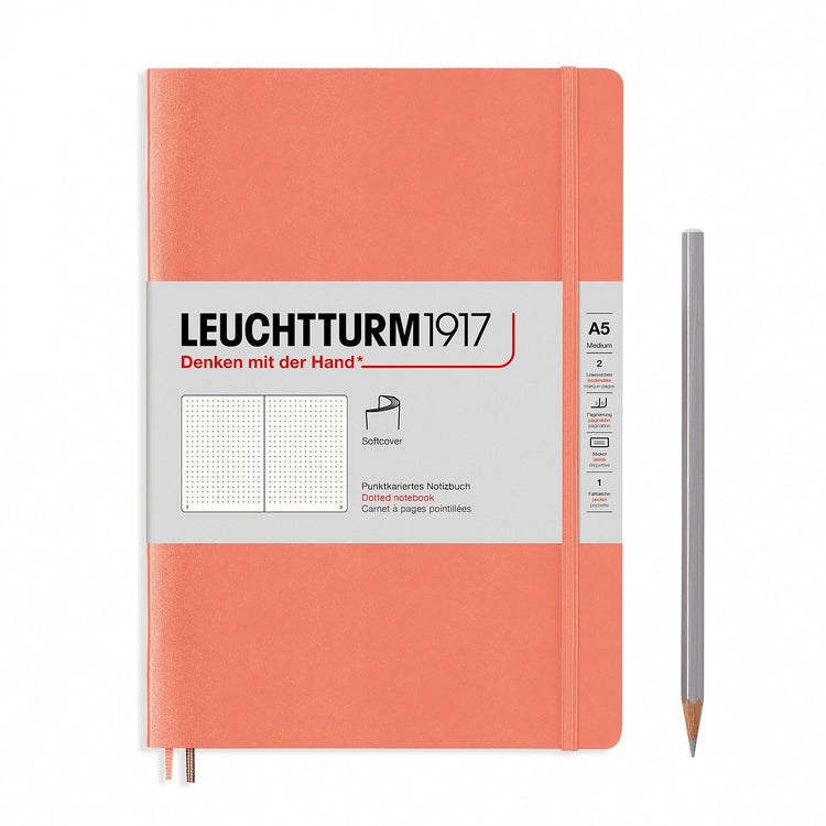 Leuchtturm1917 Softcover A5 中型笔记本 Bellini - 点状