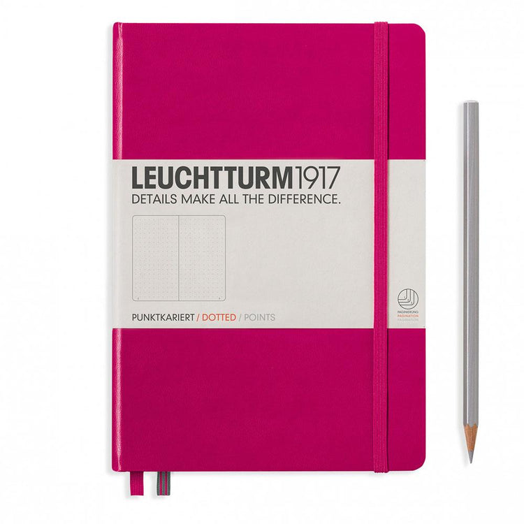 Leuchtturm1917 Hardcover A5 Medium Notebook Berry - Dotted