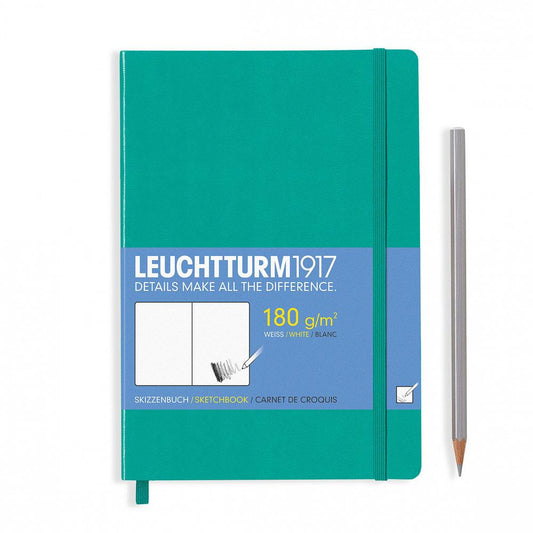 Leuchtturm1917 Hardcover A5 Medium Sketchbook Emerald