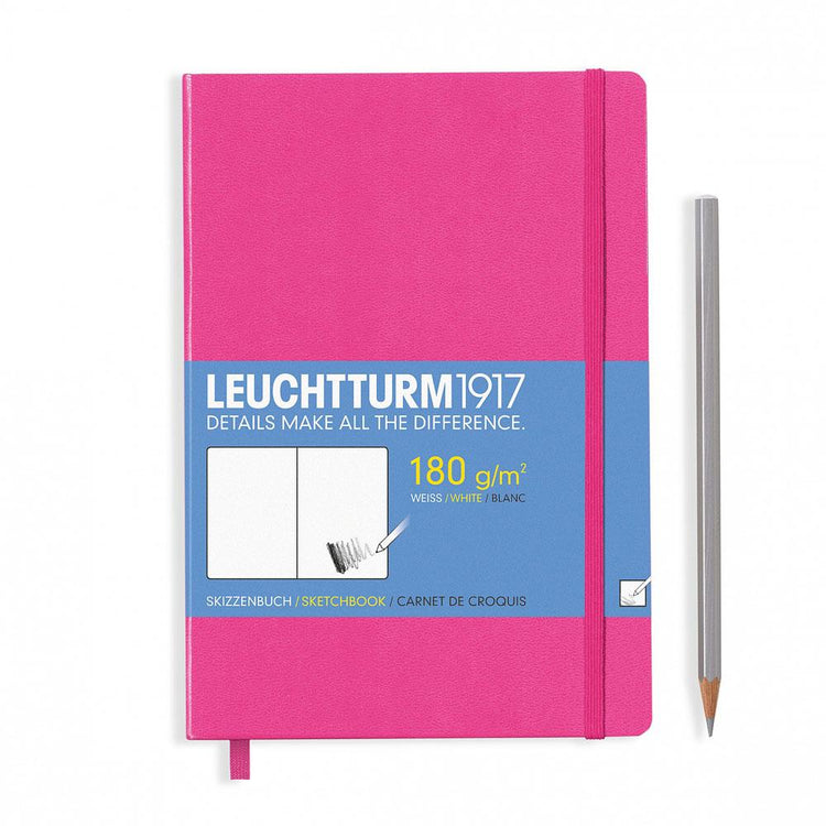Leuchtturm1917 Kulit Keras A5 Medium Sketchbook New Pink