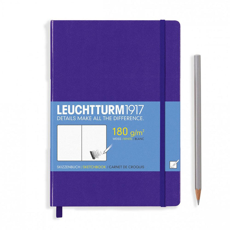 Leuchtturm1917 Hardcover A5 Medium Sketchbook Purple