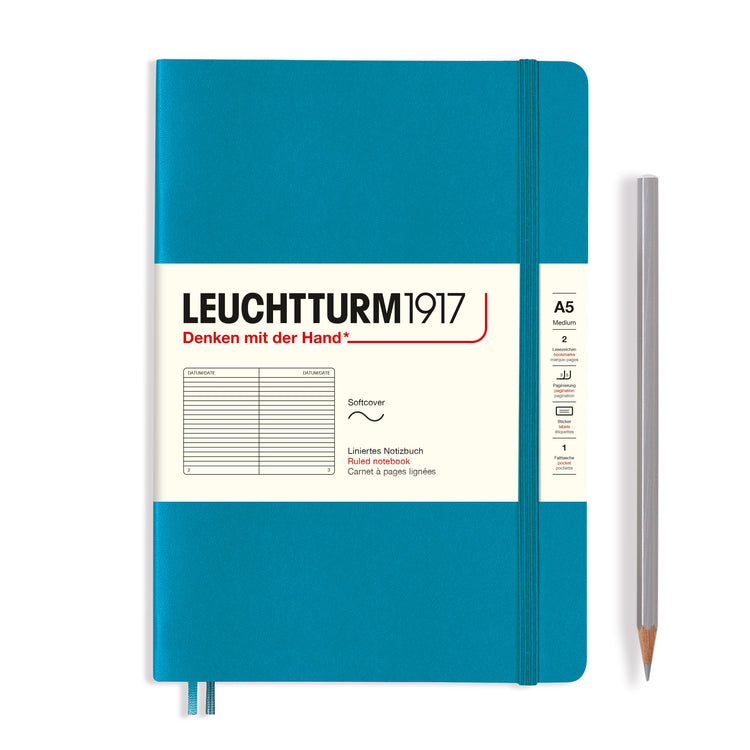 Leuchtturm1917 Softcover A5 Medium Notebook Ocean - Ruled